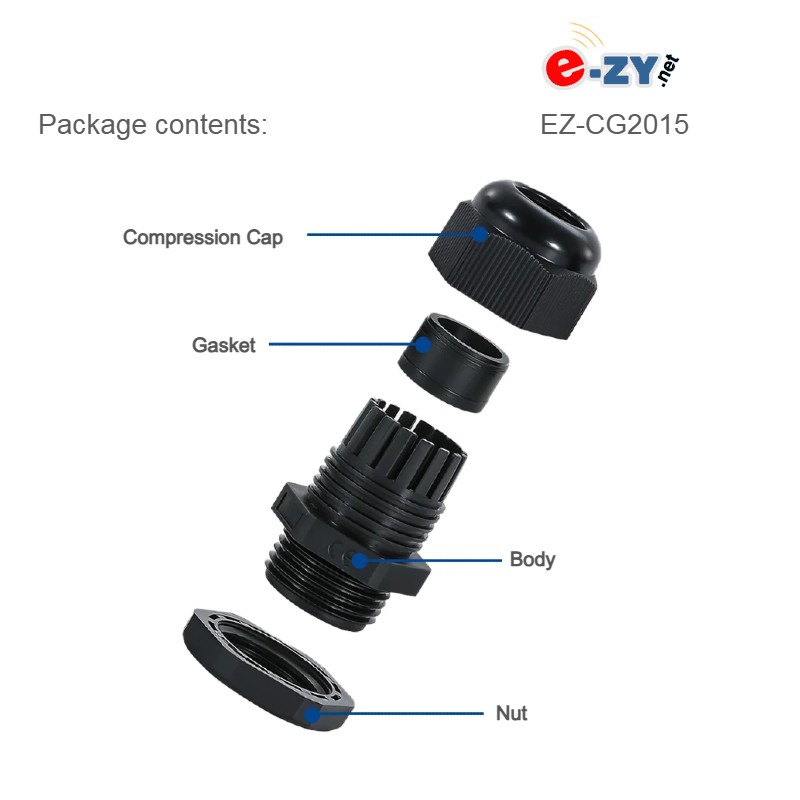 RJ-45 Cable Gland M20x1.5 - Image 2